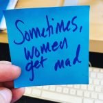On rage and helpfulness. Or, of course women are furious.